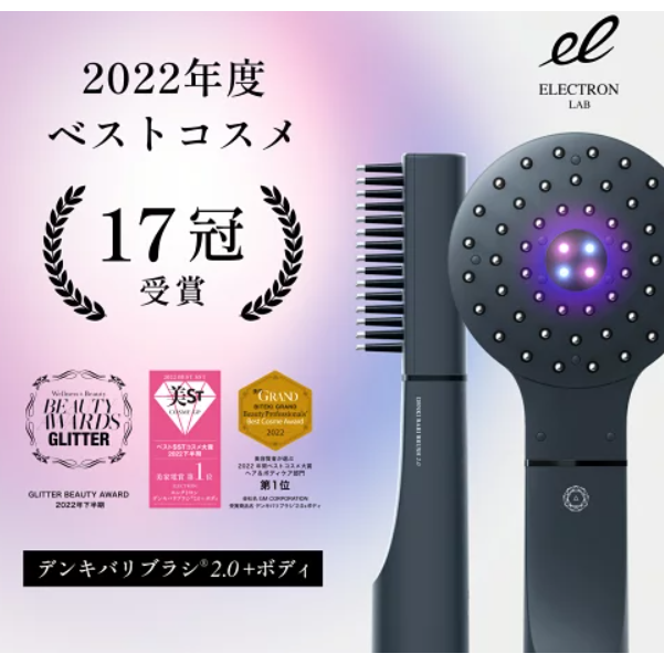 【日本直送！快速發貨！】ELECTRON DENKI BARI BRUSH 2.0 +BODY 美容美體儀