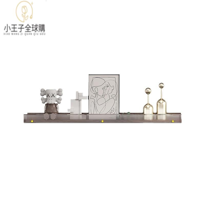 【公司現貨速發】免運/熱銷 收納 居家收納 置物墻上置物架一字隔板墻壁書架實木擱板客廳裝飾架墻面壁掛創意層板