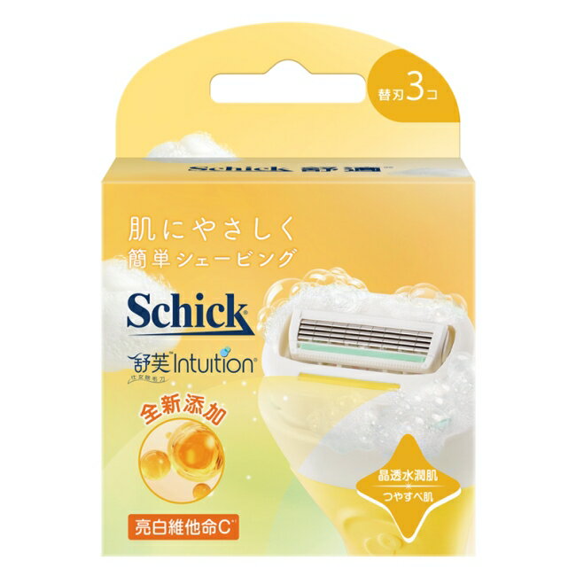 舒適 舒芙仕女除毛刀片-晶透煥亮3入裝