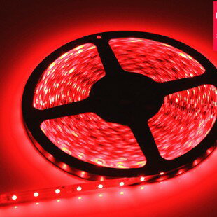 5050柔性貼片LED燈條 12V 紅色 1米60個燈珠