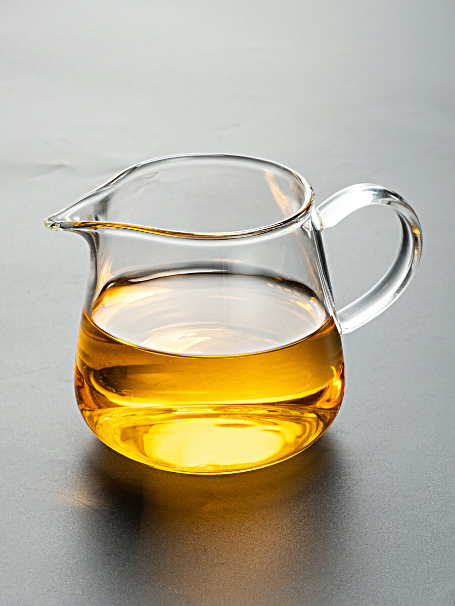 公道杯玻璃加厚高端公杯茶漏套裝耐熱過濾茶濾一體茶具茶海分茶器