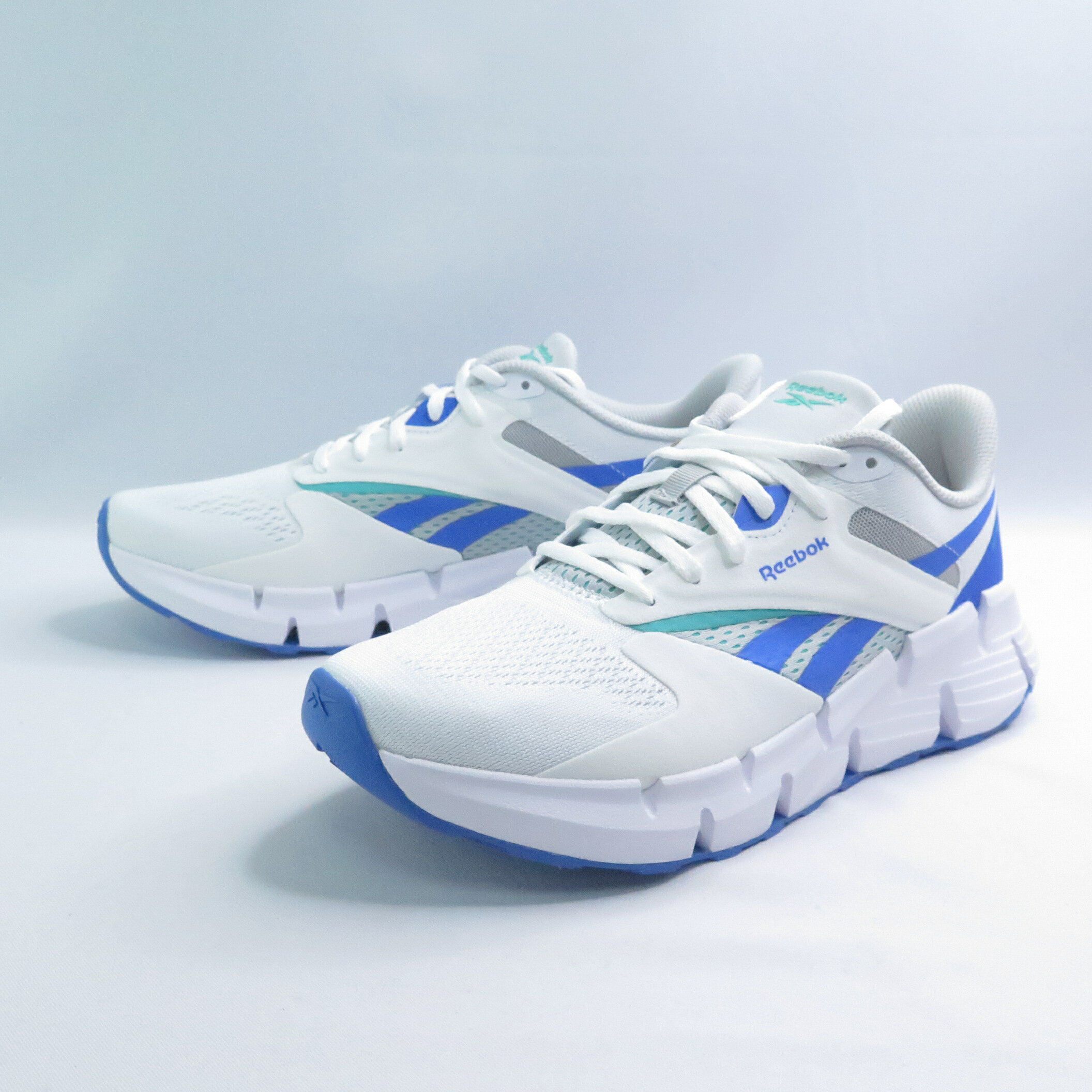 REEBOK 100205015 Zig Dynamica 5 男 慢跑鞋 白x動感藍【iSport愛運動】