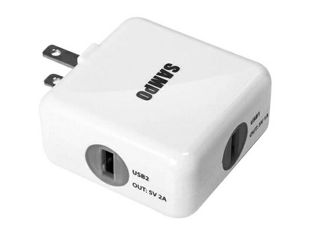 <br/><br/>  SAMPO聲寶 雙USB 3.1A旅行用充電器(DQ-U1202UL)<br/><br/>