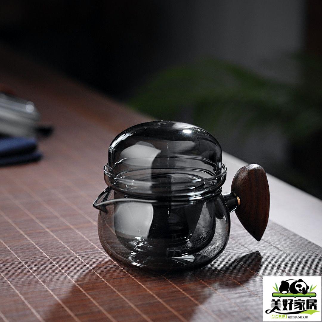 【良品舎】全館免運 開發票 保售後 茶具 茶壺 玻璃旅行茶具套裝家用功夫泡茶壺茶水分離茶杯便攜式快客杯