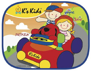 K's Kids可愛汽車側窗遮陽板(2入)