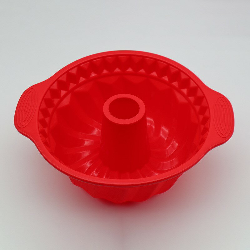 廠家直銷 10寸戚風硅膠蛋糕模具烘焙盤大號硅膠烤盤硅膠烘焙用具