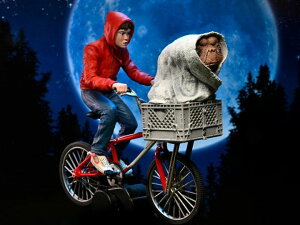 NECA 7吋 E.T. 外星人 Elliott & E.T. on Bicycle 7吋可動 ET 腳踏車 自行車