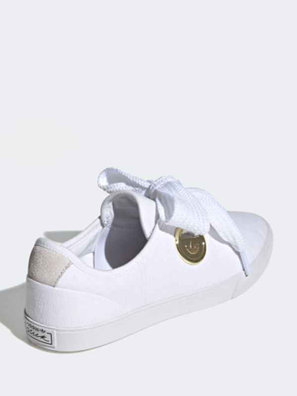 Adidas阿迪達斯正品SLEEK LO W女子帆布休閒運動板鞋 FV0740