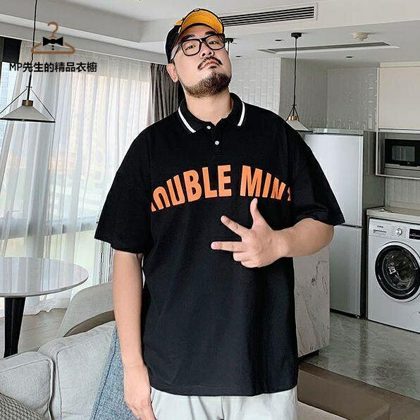 Polo衫 男士Polo衫 短袖Polo衫 寬鬆Polo衫 Polo衫男 夏天上衣 大尺碼Polo衫