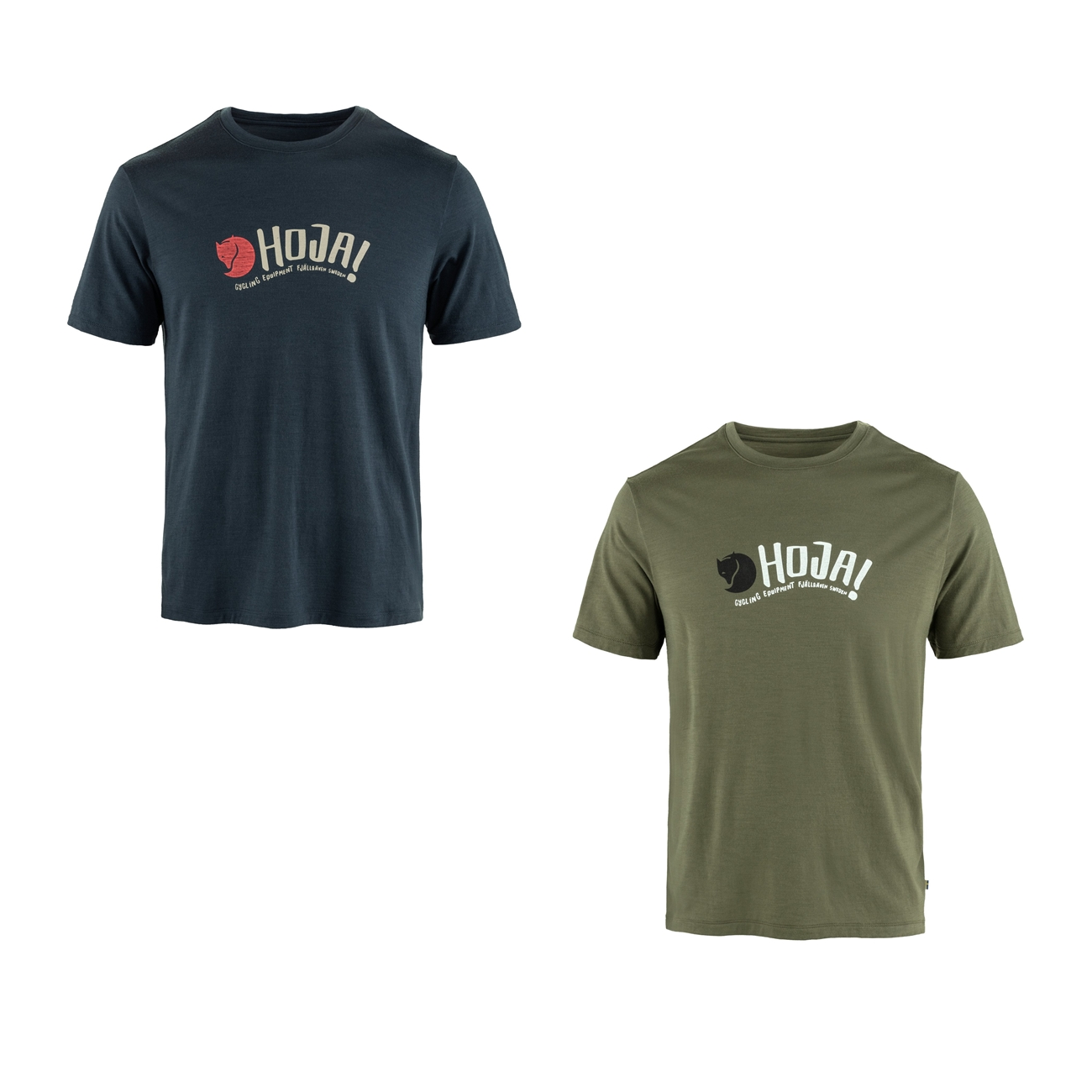 Fjallraven 北極狐 12600252- Hoja Wool 男款 短袖 上衣 T恤【iSport愛運動】