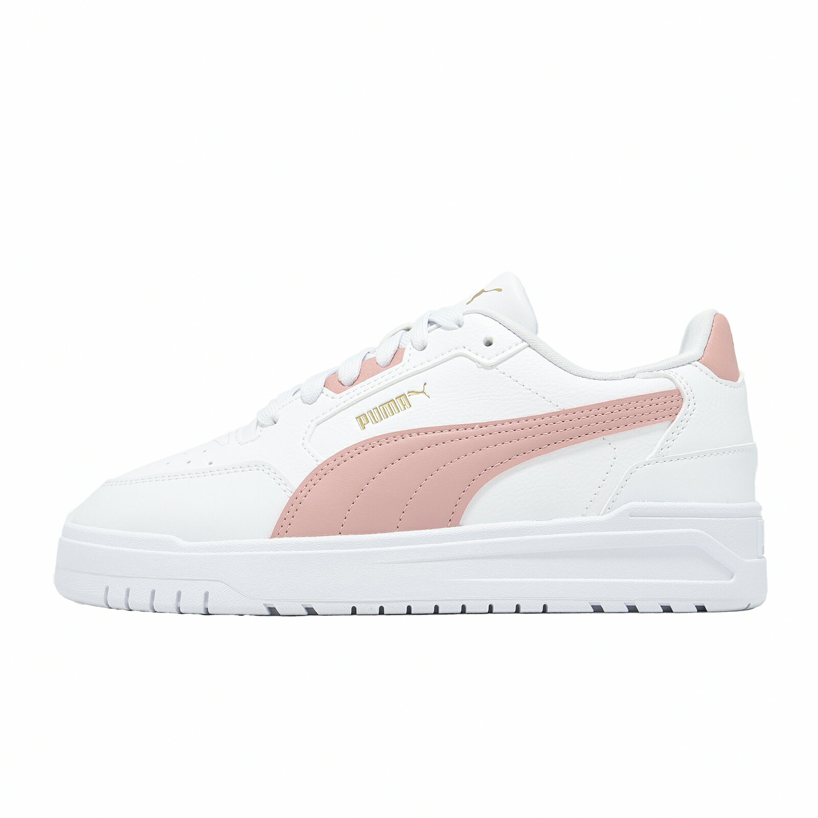 Puma 休閒鞋 Shuffle Downtown 男鞋 女鞋 白 粉 復古 皮革 402596-14