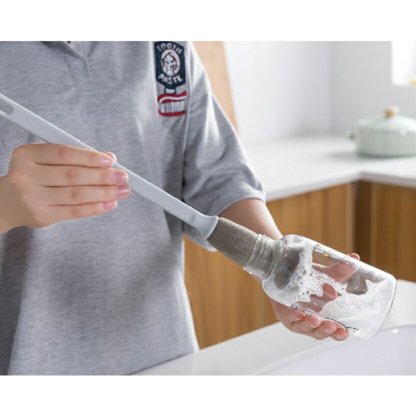 ✨台灣現貨📦 刷杯子神器 超長柄無死角 奶瓶刷 長杯刷30.5cm  刷杯子刷子 刷杯海綿 #丹丹悅生活 4