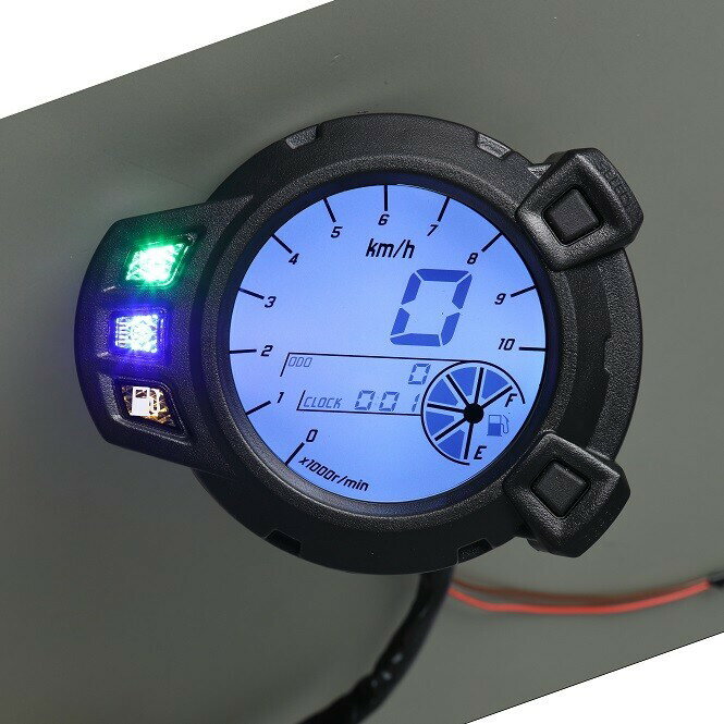 機車改裝#機車配件BWS機車液晶儀表適用於路虎 LED儀表盤 電子液晶時速里程錶