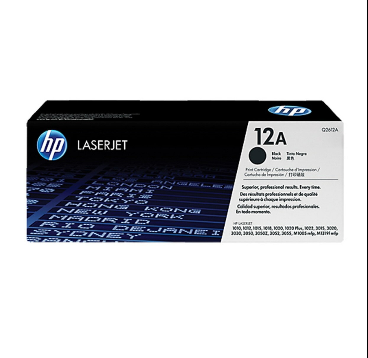 【APP下單點數9%送】HP Q2612A 原廠黑色碳粉匣 ( 適用 HP 適用LJ1000系列/M1005 MFP )