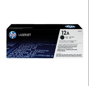 【APP下單跨店點數22%送】HP Q2612A 原廠黑色碳粉匣 ( 適用 HP 適用LJ1000系列/M1005 MFP )