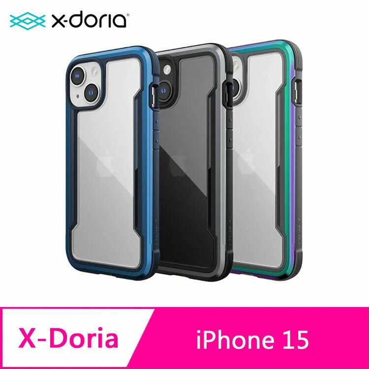 X-Doria DEFENSE iPhone 15 6.1吋 刀鋒極盾Ⅲ 耐撞擊防摔手機保護殼【APP下單4%點數回饋】