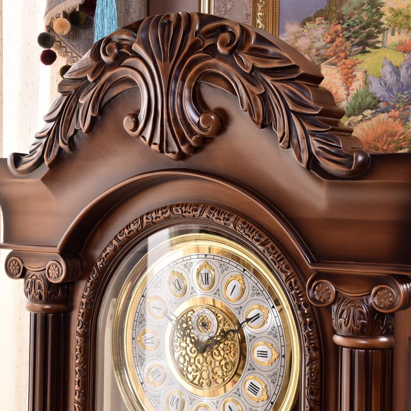 歐式時鐘 德國赫姆勒機械落地鐘歐式別墅立式客廳座鐘中式復古美式擺鐘古典 2