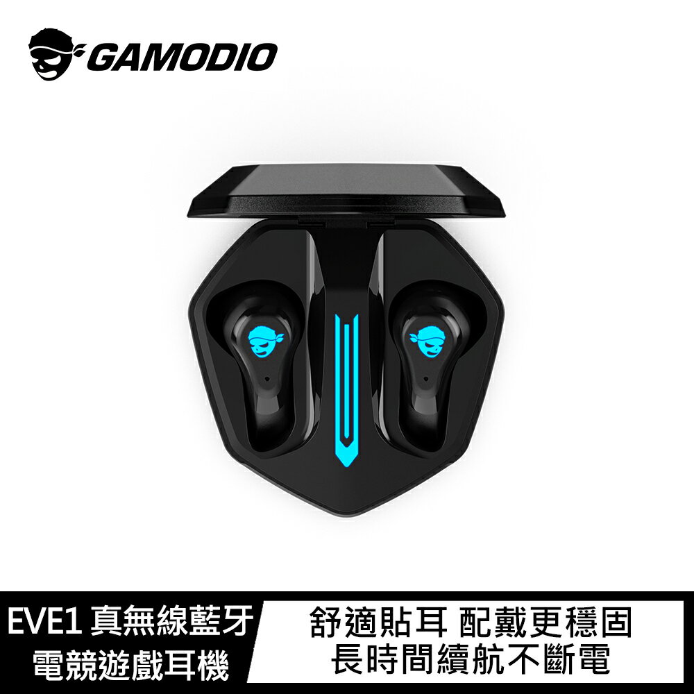強尼拍賣~GAMODIO EVE1 真無線藍牙電競遊戲耳機