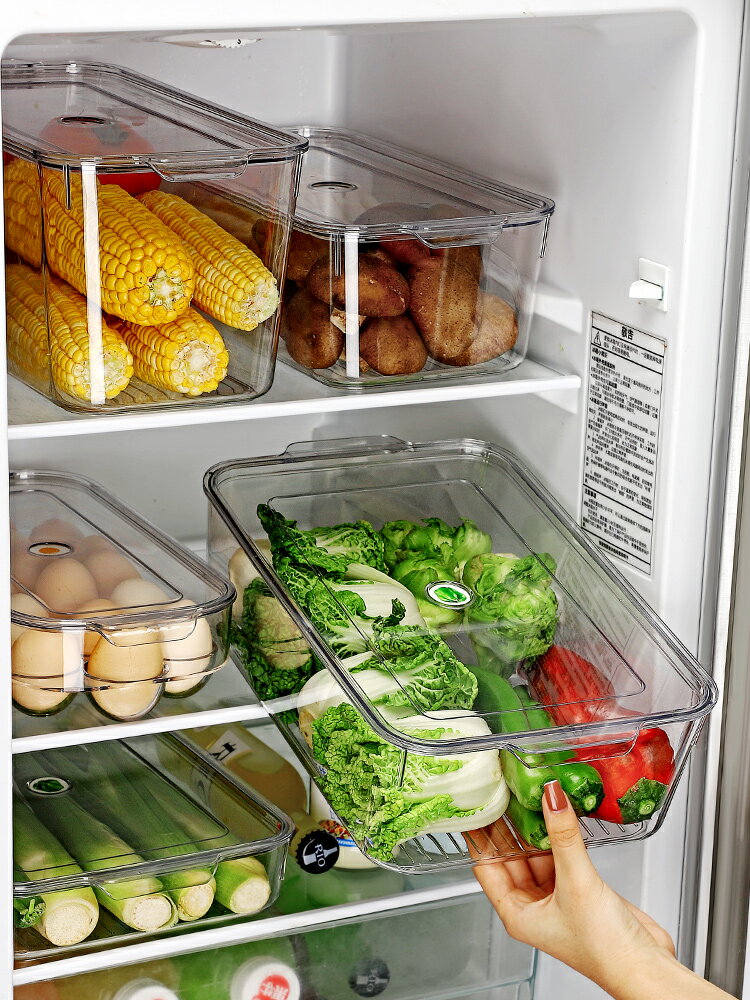冰箱食品級保鮮盒家用廚房儲物食物專用盒子冷凍雞蛋蔬菜整理神器