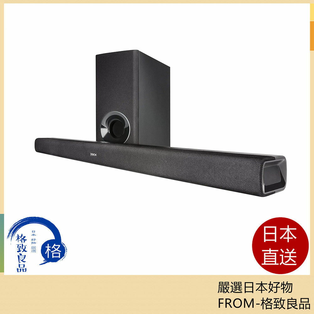 【日本直送！快速發貨！】DENON Soundbar ARC/藍芽相容/無線重低音揚聲器 黑色 DHT-S316