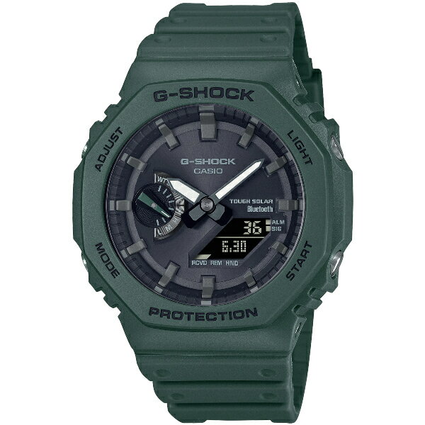 CASIO卡西歐G-SHOCK GA-B2100-3A 超人氣八角形太陽能藍芽腕錶/墨綠｜樂天全館特惠中★指定刷卡回饋10%