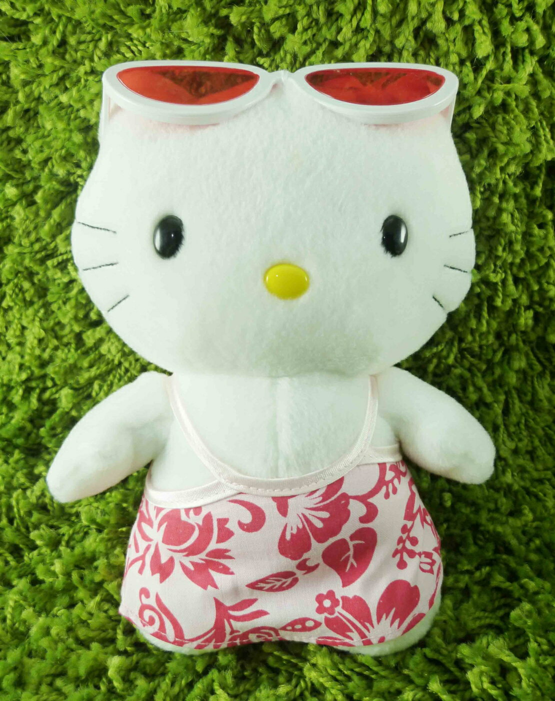 【震撼精品百貨】Hello Kitty 凱蒂貓 KITTY絨毛娃娃-夏威夷裝扮-女 震撼日式精品百貨