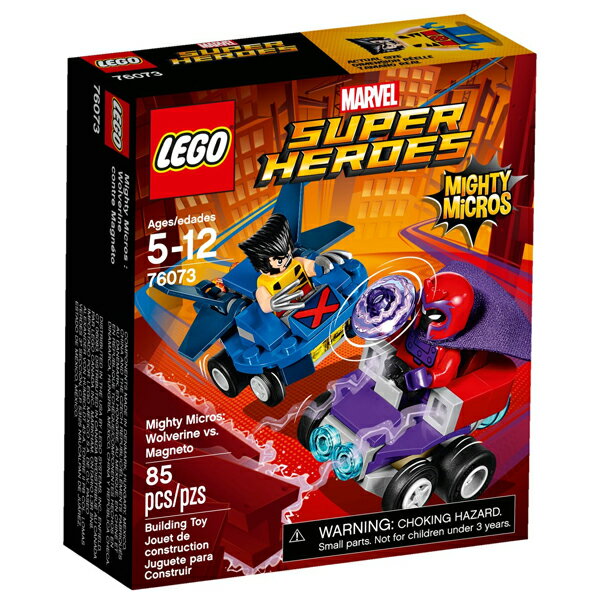 【LEGO 樂高積木】 SUPER HEROES 超級英雄系列-金剛狼 vs 萬磁王 LT-76073