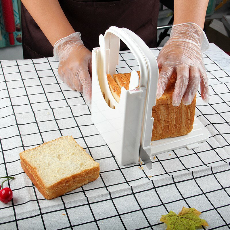 面包切片器切割器 吐司分片器切割架切面包機土司面包刀 烘焙工具