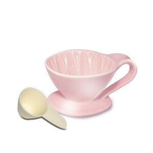 義大利Balzno陶瓷濾杯2~4人份-粉紅(V形丹錐型)