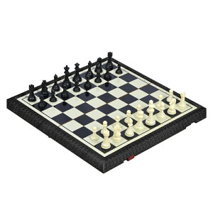 國際象棋 先行者磁性國際象棋套裝折疊棋盤成人兒童培訓比賽專用高檔黑白棋『CM44400』