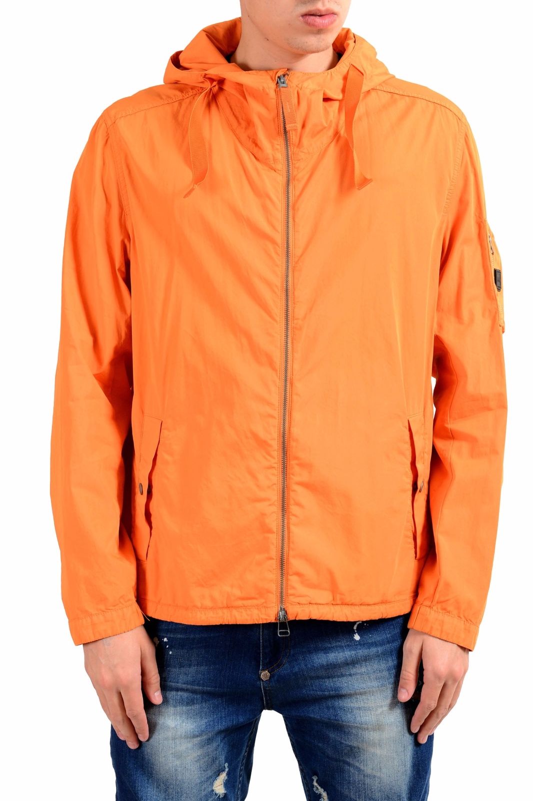 hugo boss jacket orange