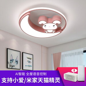 【限時優惠】兒童房間LED吸頂燈簡約現代主臥室男孩子女孩卡通護眼幼兒園燈具