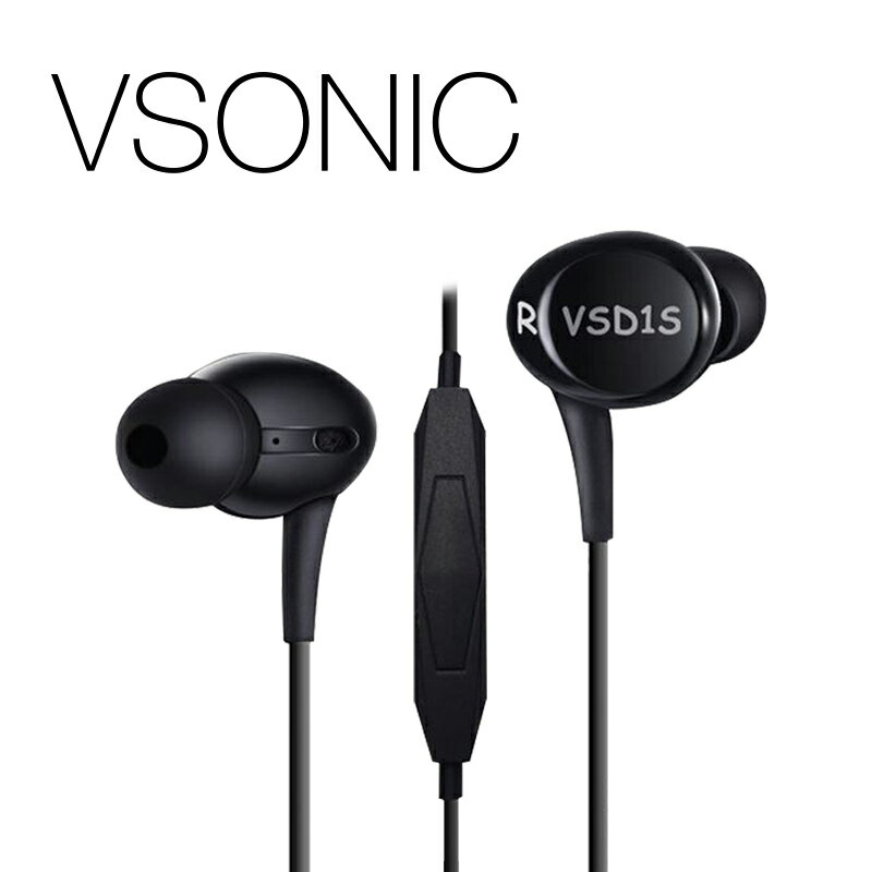 <br/><br/>  志達電子 VSD1Si VSONIC NEW VSD1S附線控版本 耳道式耳機 Android Apple<br/><br/>