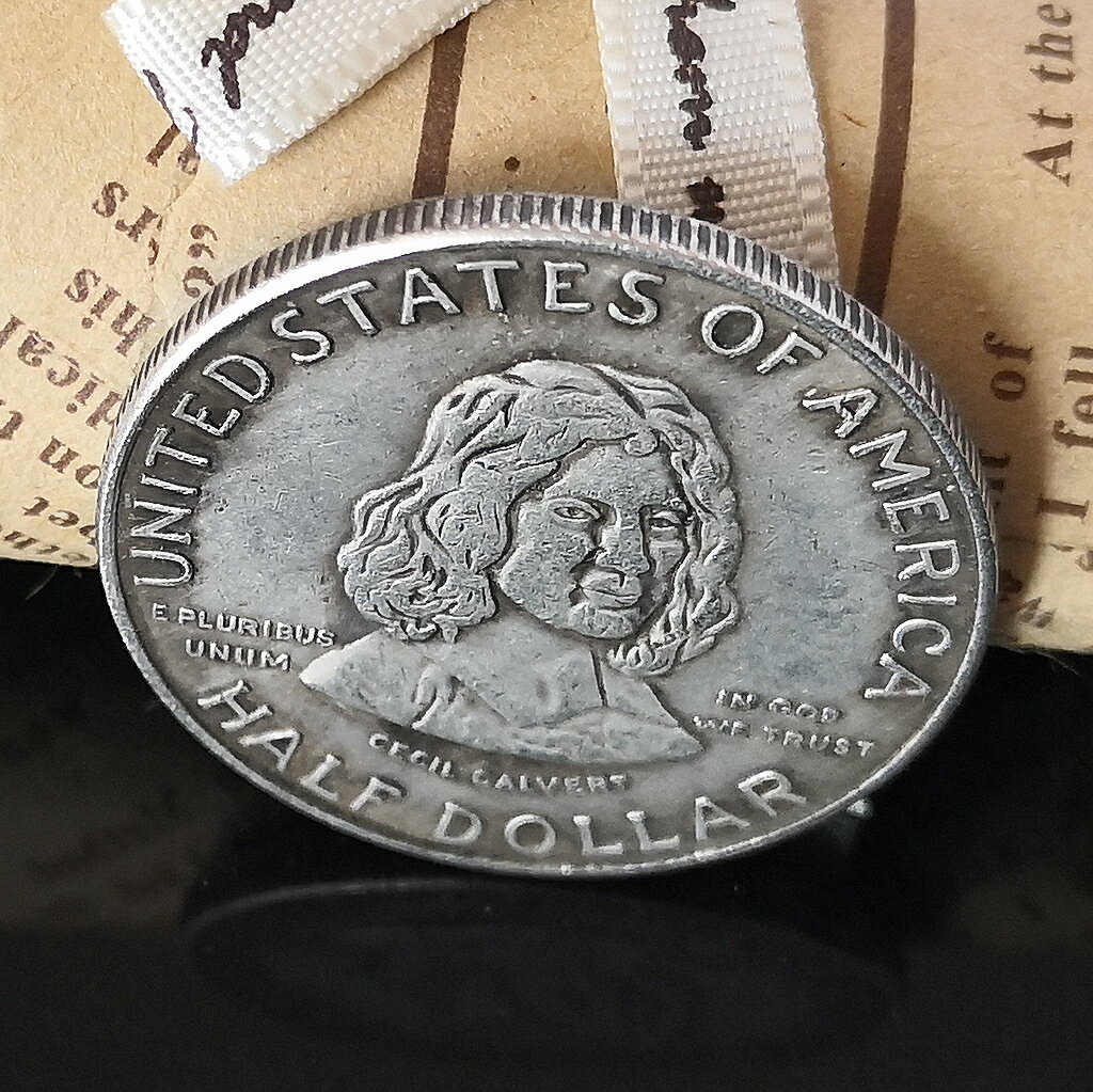 1634美國馬里蘭州三百周年紀念半美元硬幣古銀幣外國錢幣50美分| 協貿國際日用品生活3館| 樂天市場Rakuten
