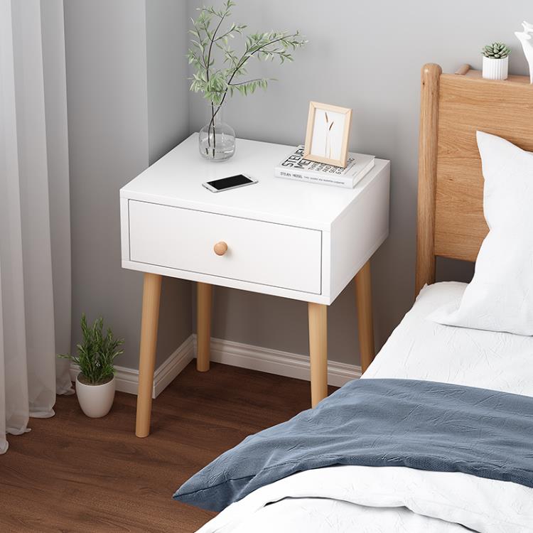 床頭櫃 現代簡約臥室小桌子床邊簡易收納櫃置物架家用小型儲物櫃子