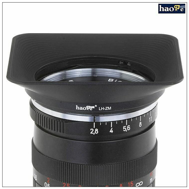 蔡司 Carl Zeiss 21/25mm F2.8 T* /4.5 遮光罩 ZM 口 鏡頭 方形