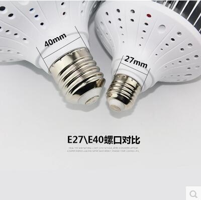 led千足銀球泡大功率節能燈泡超亮e27E40螺口80100200w工廠車間車間照明廠房大功率球泡led燈泡