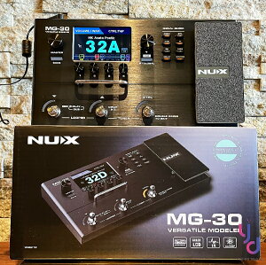 現貨可分期 贈導線/踏板/變壓器 Nux MG 30 電吉他 綜合 效果器 IR 破音 Loop 錄音介面 公司貨