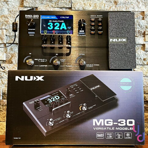 現貨免運贈導線 踏板 變壓器nux Mg 30 電吉他綜合效果器ir 破音loop 錄音介面公司貨 亞都音樂youdomusic Rakuten樂天市場