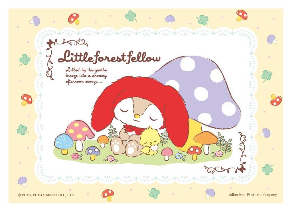Littleforestfellow蘑菇森林拼圖108片
