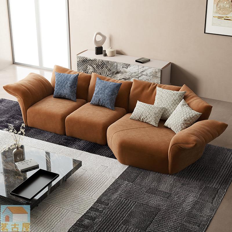Edra不規則花瓣沙發客廳現代簡約布藝花朵創意弧形異形轉角大平層 0