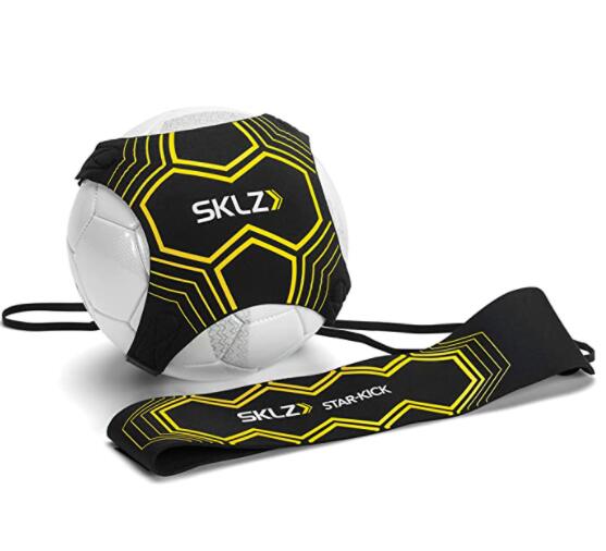 [3美國直購] 足球訓練器 B01JTNHZGU SKLZ Star-Kick Hands Free Solo Soccer Trainer- Fits Ball Size 3, 4, and 5