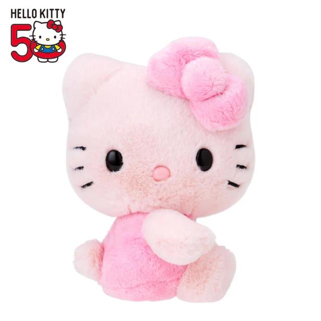 【震撼精品百貨】Hello Kitty 凱蒂貓~日本SANRIO 三麗鷗KITTY50週年變裝系列絨毛玩偶娃娃-粉紅*96036