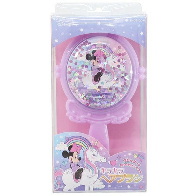 【震撼精品百貨】Micky Mouse_米奇/米妮 ~日本Disney迪士尼 米妮閃閃立體氣墊梳子*39973