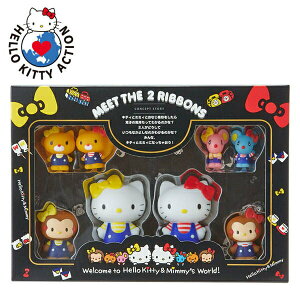 【震撼精品百貨】Hello Kitty 凱蒂貓 HELLO KITTY相遇雙緞帶系列迷你玩偶擺飾組 震撼日式精品百貨