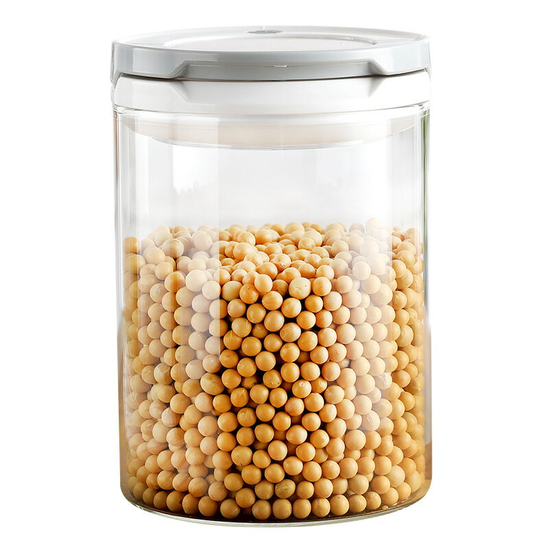 高硼硅密封罐透明家用玻璃瓶廚房儲物罐奶粉零食干果雜糧罐大號