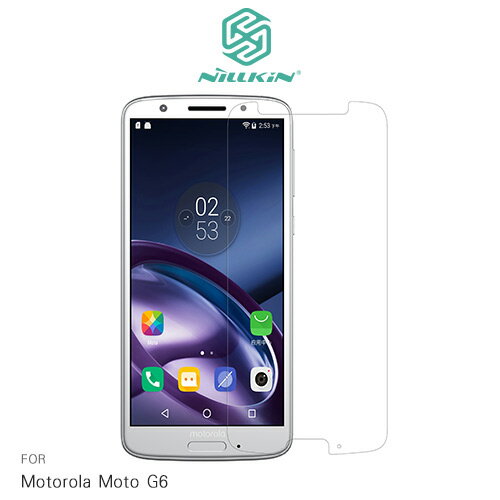 NILLKIN Motorola Moto G6 超清防指紋保護貼 - 套裝版 附鏡頭貼