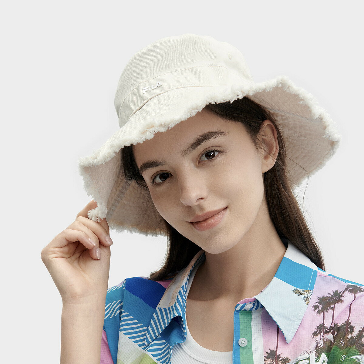 【元素運動】女式夏季帽子女士時尚休閑簡約百搭日常出行遮陽漁夫帽