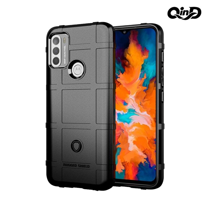 QinD Moto G50 4G 戰術護盾保護套
