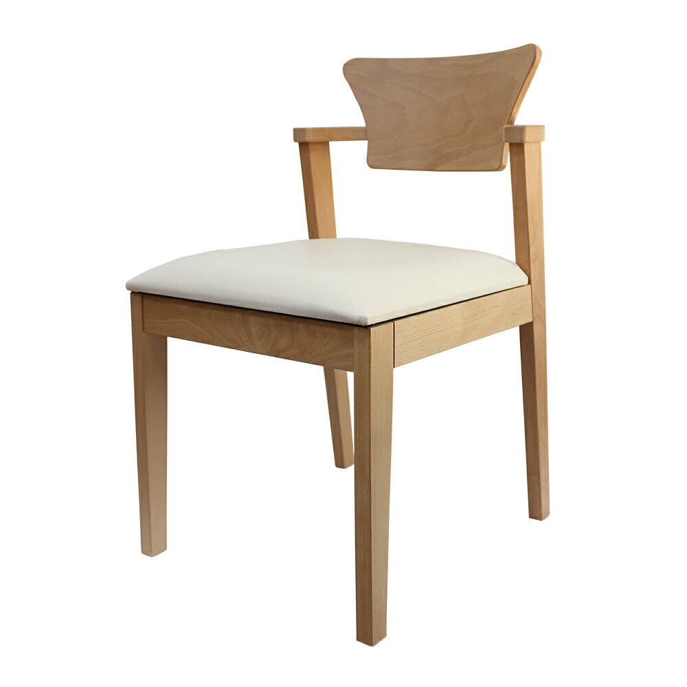 MIT 簡約實木單椅 餐椅 梳妝椅 櫸木-Amo [H780(座高425)*W450*D470mm]